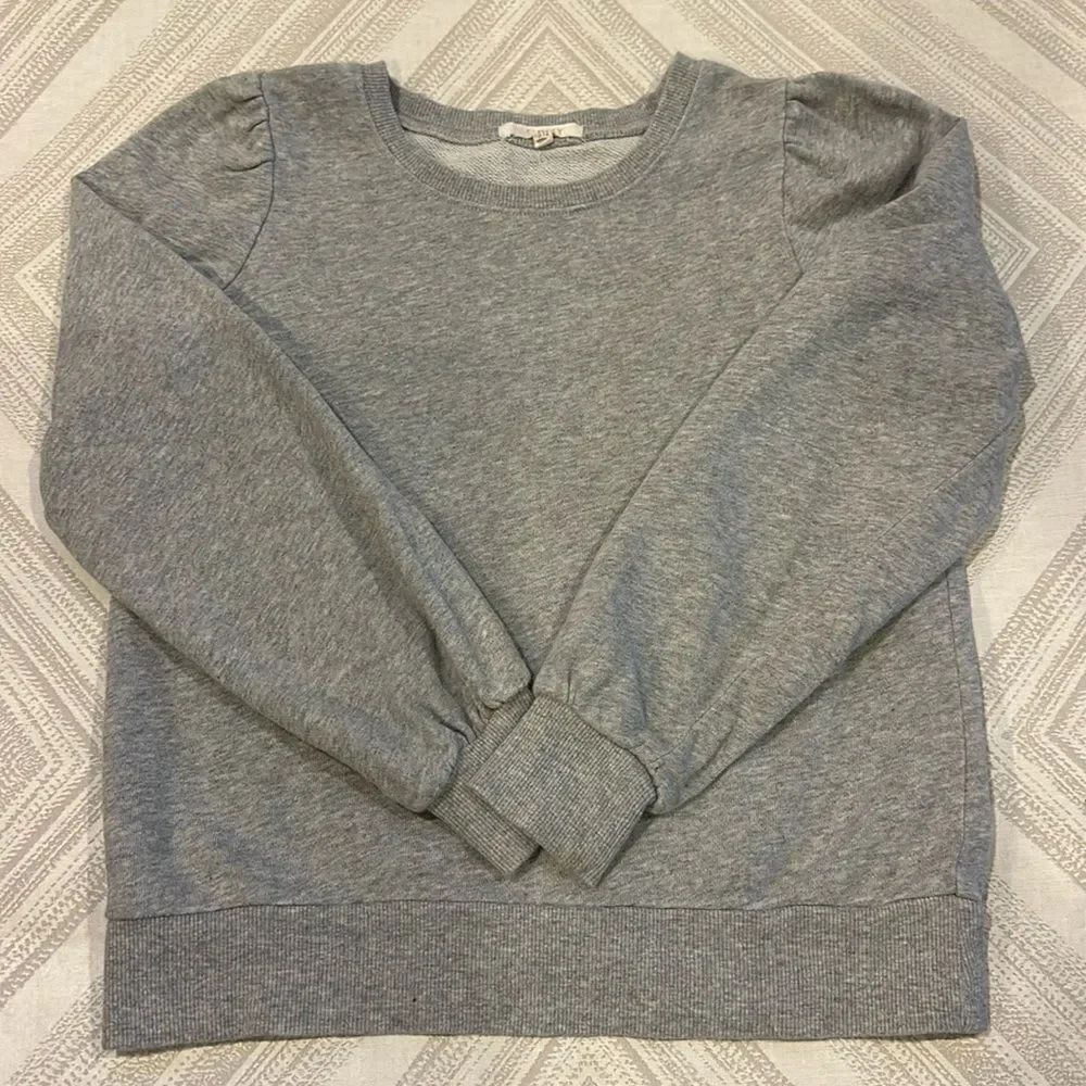 Z Supply Girls Grey Crewneck Sweatshirt - Size M 10/12